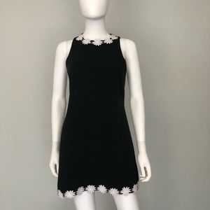 Oasis Contemporary Mod Daisy Shift Dress Sz 36